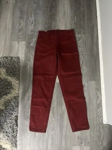 Vintage Levi’s 34x34 Dark Red 550 Jeans Orange Tag Nwt, Dead Stock, Made In USA - Picture 1 of 6