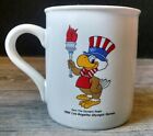 Vintage Los Angeles 1984 Olympic Games Coffee Mug Sam The Eagle Arco