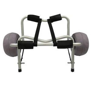 Folding Kayak Trolley Canoe Cart With Kick Stands 45KG (Heavy Duty Sit On SUP) - Picture 1 of 7