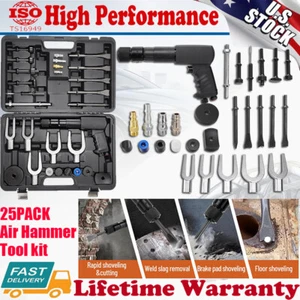Pneumatic Heavy Duty Air Chisel Hammer Bits Set 2100BPM 90PSI Shoveling Cutting - Picture 1 of 13