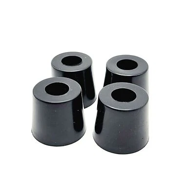 WESTERN SUPPLY WAREHOUSE 1" Wide Base x 3/4" Tall Round Rubber Feet Bumpers for Equipment and Furniture