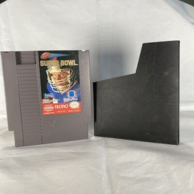 Vintage Genuine NES Nintendo Tecmo Super Bowl Video Game Cartridge TESTED CLEAN!
