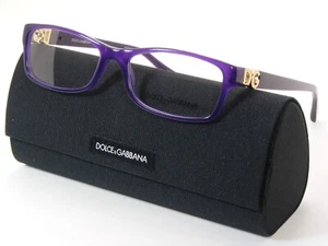 D&G Dolce & Gabbana DG 3228 2677 Opal Violet Purple Gold EYEGLASSES 53-16-140mm - Picture 1 of 12
