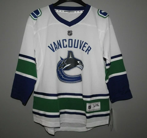NHL Vancouver Canucks Hockey Jersey New Youth Sizes MSRP $65 Cover