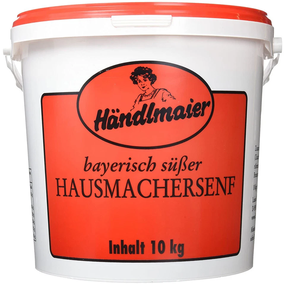 Händlmaiers Hausmachersenf süß im Eimer Glutenfrei Der Klassiker 10kg - Bild 1 von 1