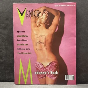 Madonna’s Back Venice Magazine June 1991 Spike Lee Roy Lichtenstein - Picture 1 of 16
