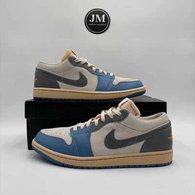 Nike Air Jordan 1 Low SE Tokyo 96 Vintage UNC Gris Azul Talla 11 Para hombres seminuevas Foto 1 de 4
