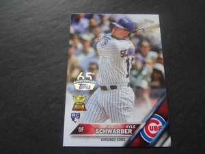 Topps Kyle Schwarber 2016 65 aniversario novato #66 radiocontrol Philadelphia Phillies - Imagen 1 de 2