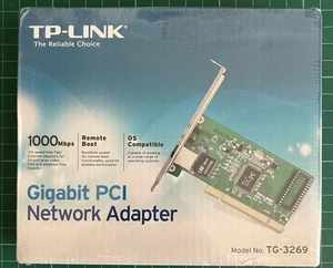 TP-Link PCI Gigabit Ethernet Adapter Card TG-3269 Ver 3.3 0101500025 - Afbeelding 1 van 2
