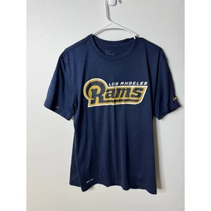 Nike Tee Dri-Fit LA Rams Football Athletic Workout T-Shirt Sz: Large - Picture 1 of 4