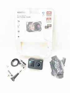 Vivitar 4K Ultra HD Action Camera Dual Screen - Black - Picture 1 of 3