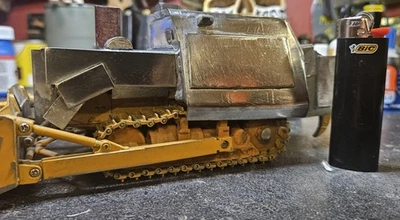 KILLDOZER, KOMATSU D СЕРИИ ЛИТОЙ, СТАЛЬНОЙ КОРПУС, НЕ 3D ПЕЧАТЬ. МЕТАЛЛИЧЕСКИЕ ПРОТЕКТОРЫ - Изображение 1 из 4