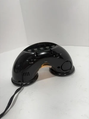 Relógio despertador retrô vintage Advance arco-íris 3154/3156-3161 preto com luz - Imagem 1 de 4