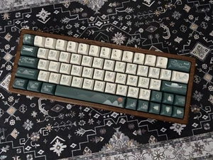 Walnut Wood / KBDFans DZ64 / Custom Hot Swap Mechanical Keyboard - Photo 1/10