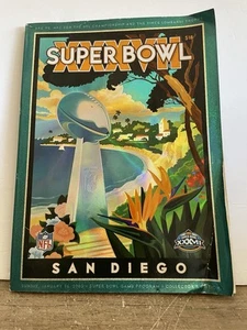 Vintage SUPER BOWL XXXV11 #37 Game Program Sunday, January 26, 2003, San Diego - Picture 1 of 4