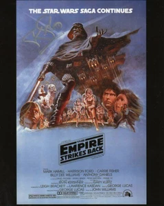 Film Autograph: PAUL JERRICHO (Star Wars V The Empire Strikes Back) Signed Photo - Foto 1 di 1