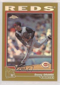 2004 Topps Chrome Gold Refractor Danny Graves #51