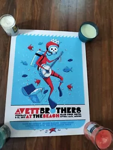 The Avett Brothers At The Beach Poster 2017 Avetts AATB Mexico Riviera Maya - Picture 1 of 3