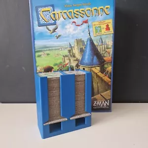 Carcassonne Twin Tile Tower Organiser Dispenser - Holds 80 tiles - Picture 1 of 8