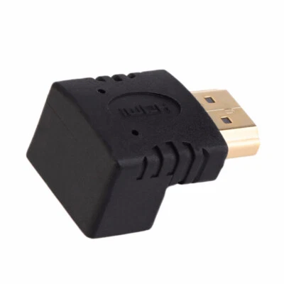 US 90 degree Swivel Rotating HDMI Male to Female Adapter Angle Convertor - Image 1 of 4