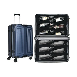 Airline Travel Wine Luggage, Travel Wine Bottle Protector, Holds 12 Standard ... - Picture 1 of 9