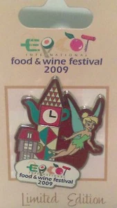 Pin Campana 2009 Disney Epcot Festival Internacional de Comida y Vino LE 3000 LINDO - Imagen 1 de 1