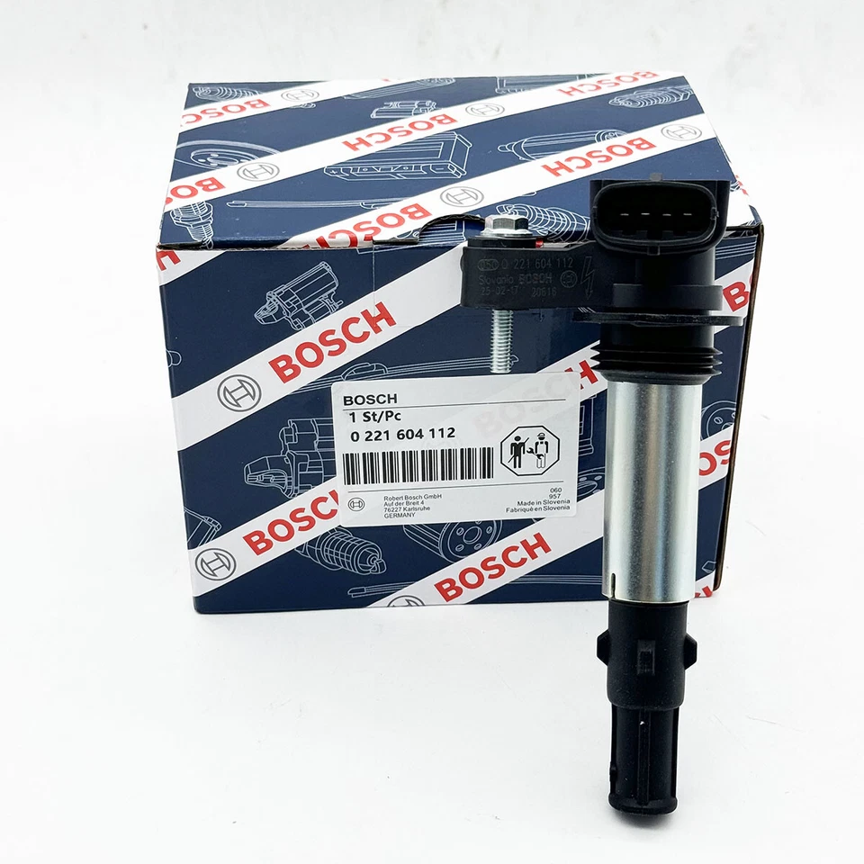 Bosch 0221604112 Ignition Coil for Cadillac CTS 05-07 Saab 9-3 06-09 2.8L V8 - Image 1 of 4