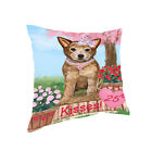 Rosie 25 Cent Kisses Dog Cat Pet Lovers Decorative Throw Pillow 14x14 In