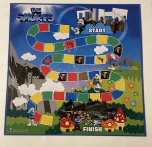 The Smurfs Race to Smurf Village - Pressman (2011) - Replacement Game Board ONLY - Picture 1 of 2