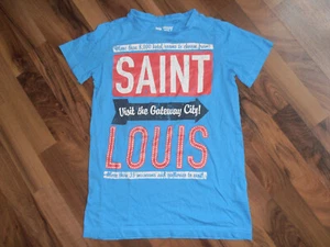 Schönes blaues T-Shirt von DOGNOSE mit trendy Retro-Aufschrift*Gr. 158/164* - Bild 1 von 3
