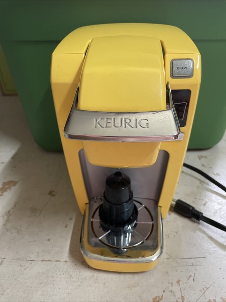 Keurig K-10 Mini Single Serve K-Cup  - Yellow tank, cover, trays, handle choice Photo Related