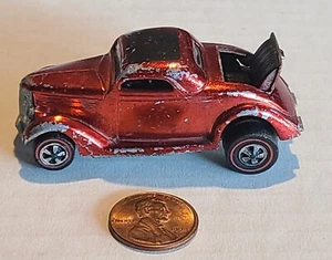 Vintage- Hot Wheels- 1968- Classic 36 Ford Coupe-w/Rumbleseat-Red-Fair Condition - Picture 1 of 4