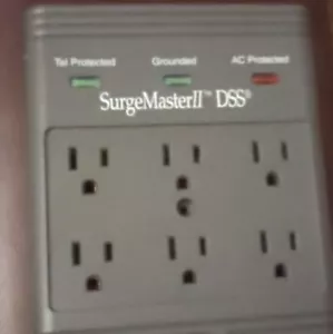 Belkin Surge master Grey, 6 Outlet SurgeSurpressor for regular outlet - Picture 1 of 7