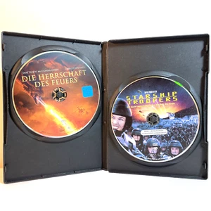 REIGN OF FIRE/ STARSHIP TROOPERS (DVD) Action Adventure PAL Region 2 *Disc Only - Picture 1 of 4