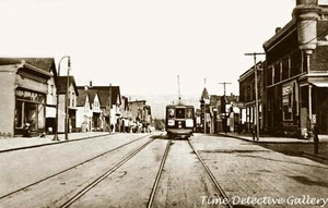 Pine Street, Calumet, Michigan - circa 1910 - Historic Photo Print - Picture 1 of 1