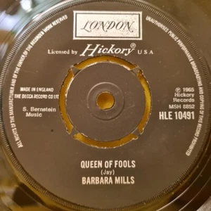 Barbara Mills Queen Of Fools 45 UK 1975 London 7" NM - Imagen 1 de 1