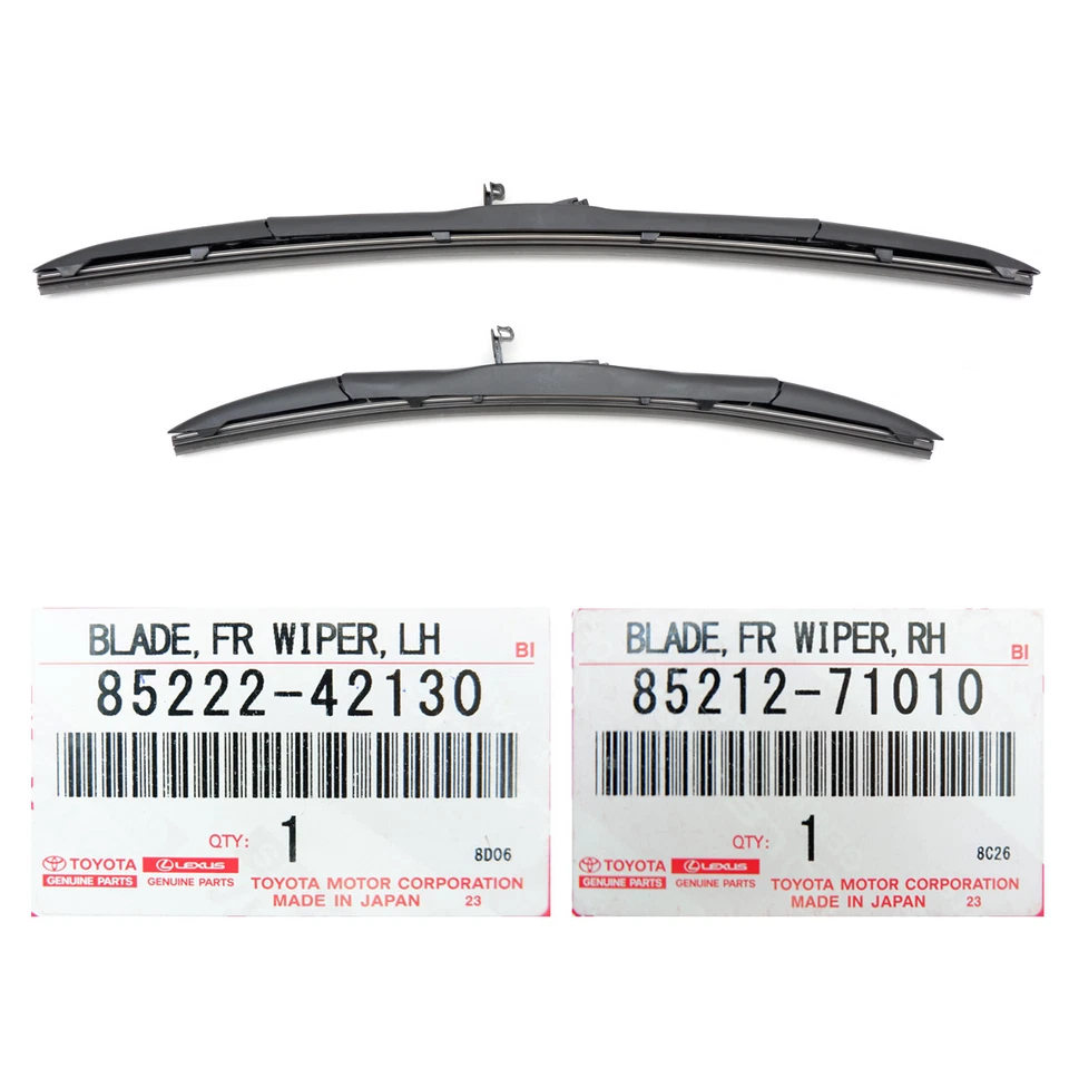 Juego de limpiaparabrisas 550 400 mm negro para Toyota Hilux Revo Fortuner 15 16 18 Foto 1 de 4