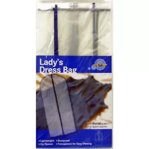 Bolso de vestir para damas ligero a prueba de polvo transparente para fácil de ver - Imagen 1 de 3