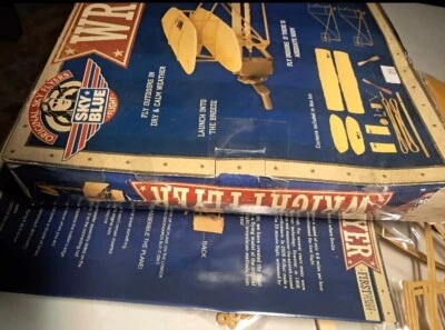 2003 Blue Sky Wright Flyer And 2915 Guillows Spitfire Mk-1 Model Airplanes! - Image 1 of 4