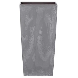 Übertopf 12,6x12,6 cm Betonoptik Grau Blumentopf Kunststoff Blumenkübel Schiefer - Bild 1 von 1