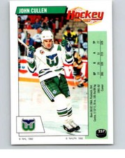 1992-93 Panini Stickers Hockey  #257 John Cullen  V83003