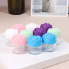 6Pcs 20g Plastic Cosmetic Containers With Rose Shaped Screw Caps Empty Jars