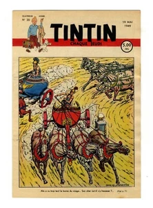Journal TINTIN Edition BELGE n°20 19 mai 1949 Couverture Jacques MARTIN TBE - Picture 1 of 2