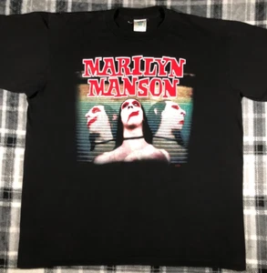 Marilyn Manson - Vintage 90s - Sweet Dreams Are Made Of This - Metal Hard Shirt - Picture 1 of 2