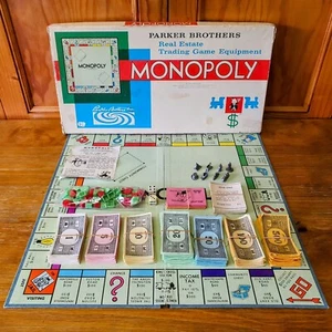 Vintage Monopoly Board Game - 1960s Made In Australia Edwards Dunlop Edition - Picture 1 of 14