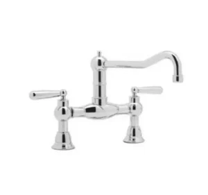 Blanco Terra Bridge Kitchen Faucet - 157-144-CR - CHROME - Picture 1 of 2