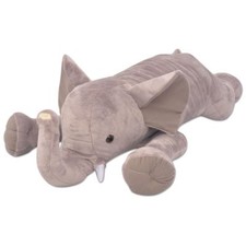 vidaXL Elefante Peluche XXL Morbido Grande Pupazzo Giocattolo Bambini 95/120cm