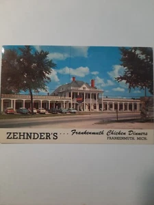 Zehnder's Chicken Dinners Frankenmuth Michigan MI Vtg Postcard - Picture 1 of 2
