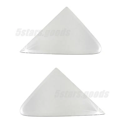 Cubiertas triangulares de ventana trasera cromadas de acero inoxidable para Toyota Camry 1997-2001 Foto 1 de 4