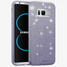 For Samsung Galaxy S20 A51 S9 S7 Bling Glitter Sparkly Soft Gel Phone Cover Case